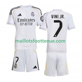 Maillot/Tenue Real Madrid Vinicius Junior 7 Enfant Domicile 2025/2026